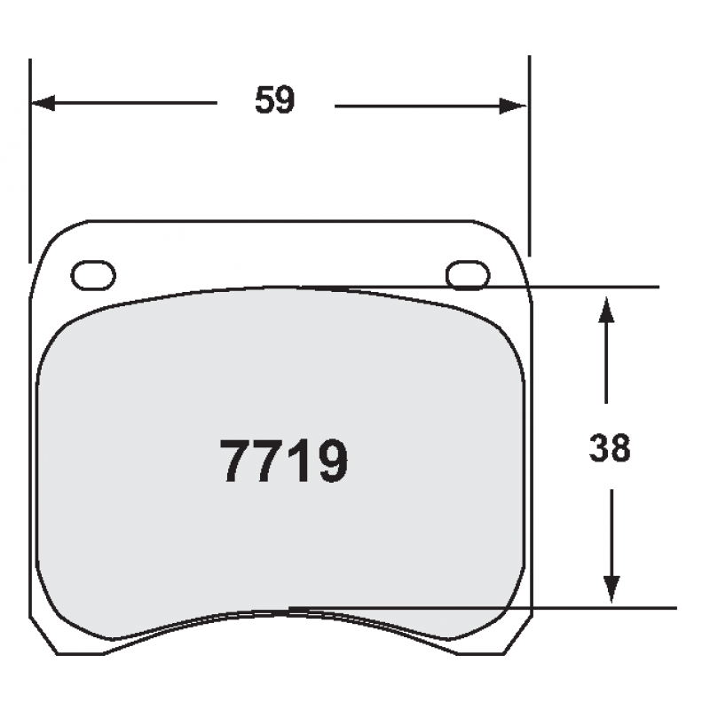 Race brake pads - AP 2-piston caliper
Ducati / Lockheed
Renault / Triumph